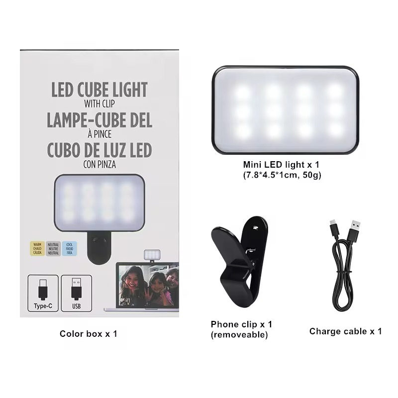 LED light selfie pour  telephone