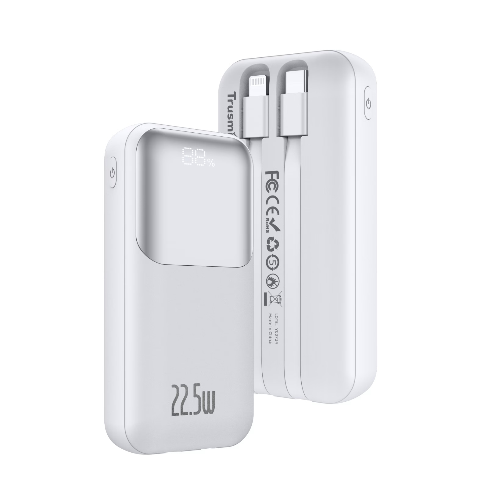 TRUSMI Digital Power Bank 22.5W 10,000mAH