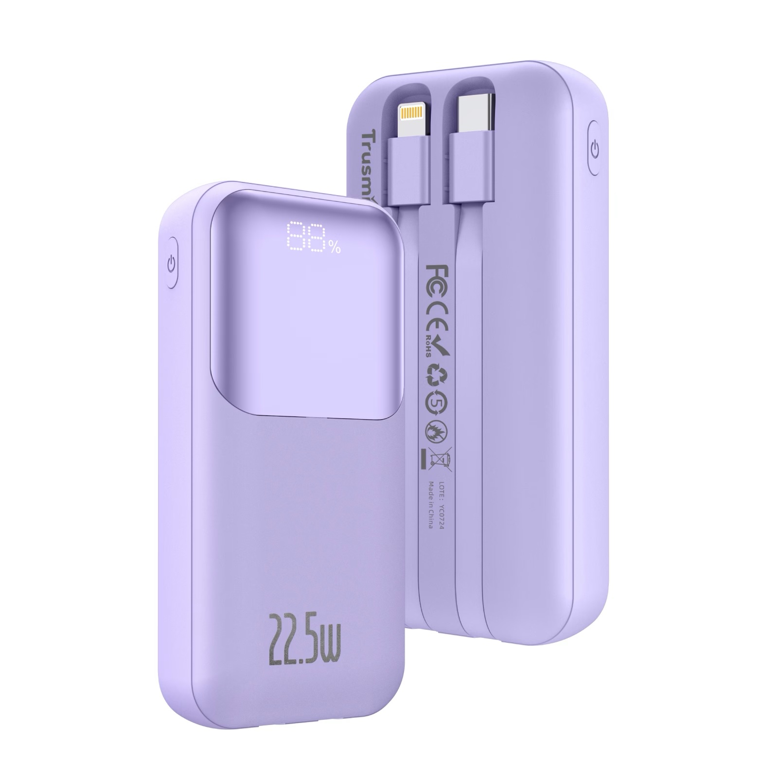TRUSMI Digital Power Bank 22.5W 10,000mAH