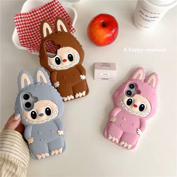 Labubu Case Mignon 3D Dessin Animé Silicone – Image 3