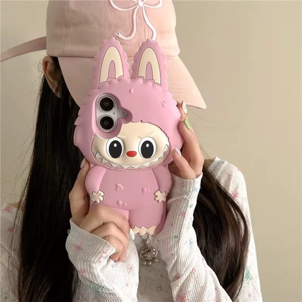 Labubu Case Mignon 3D Dessin Animé Silicone – Image 2